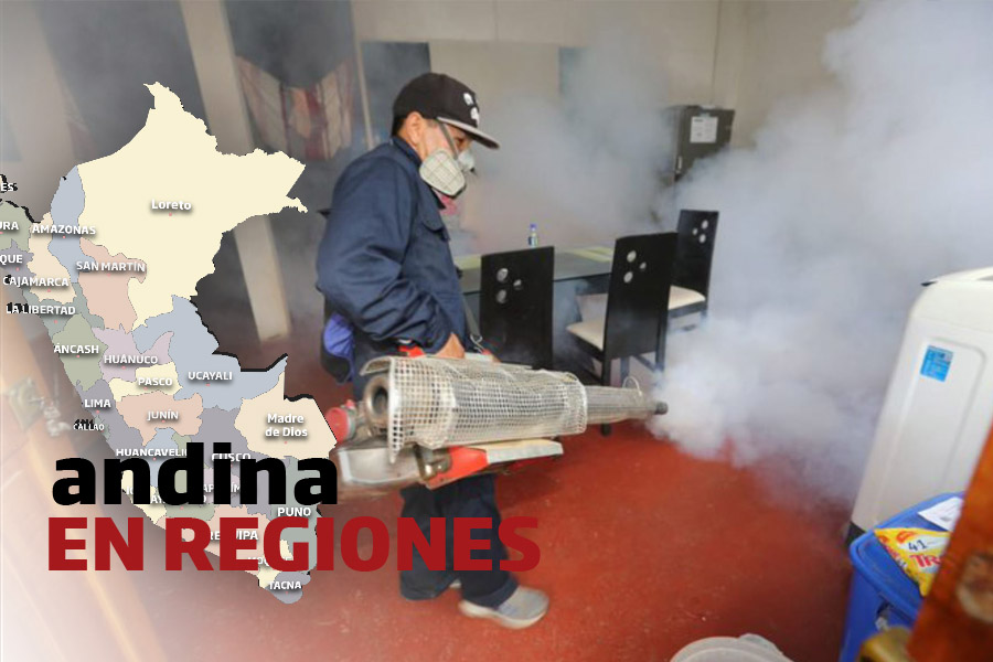 Andina en Regiones: fumigan más de 300 viviendas para prevenir dengue en Arequipa